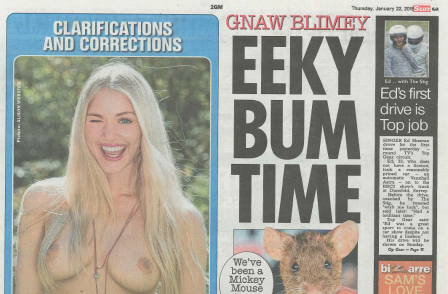 Page Three is back: The Sun confounds rest of media with surprise return
